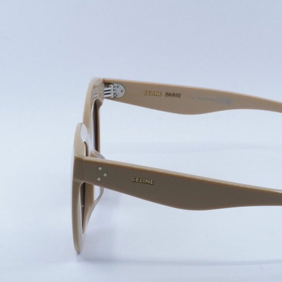 NEW CELINE CL4005FN 57Z BEIGE/SMOKE SUNGLASSES - Picture 5 of 11